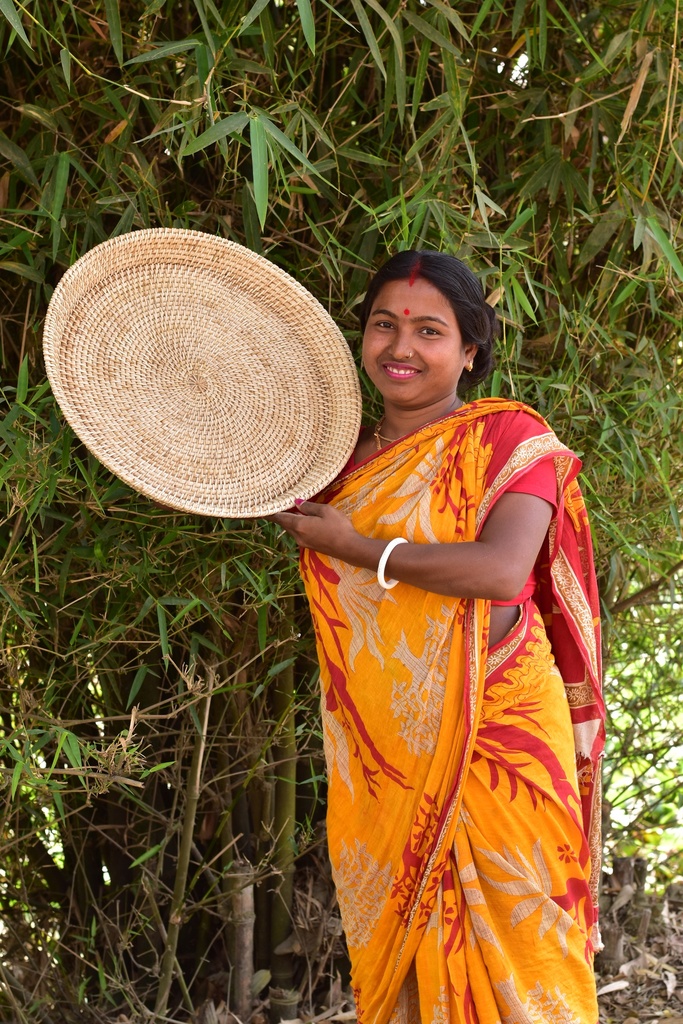 Cane Platter: Natural Elegance, Everyday Versatility