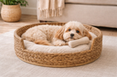 Water Hyacinth Pet Bed – Basket for Pampered Pets