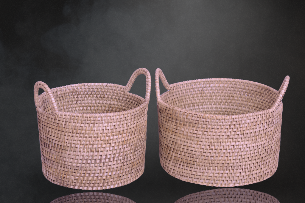 Round Cane Storage Bin: Charm, Purpose-Driven Craft