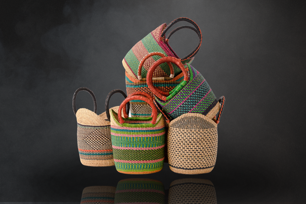 Handcrafted Wing Shopper Basket: Lightweight Strength