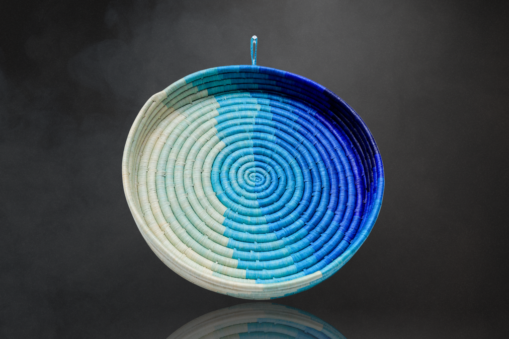 Uganda Handwoven Wave Tray – Ethical Home Décor