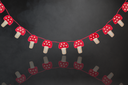 Madagascar Mushroom Garland: Woodland Whimsy