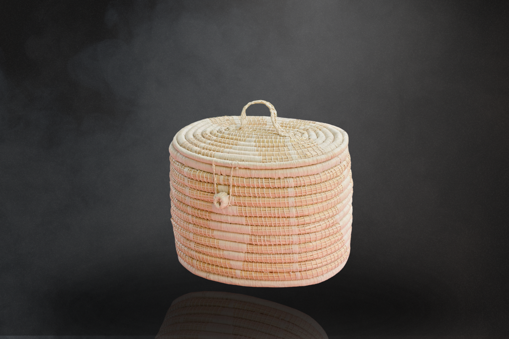 Kenya Oval Sisal Basket: Organic Lines, Everyday Utility