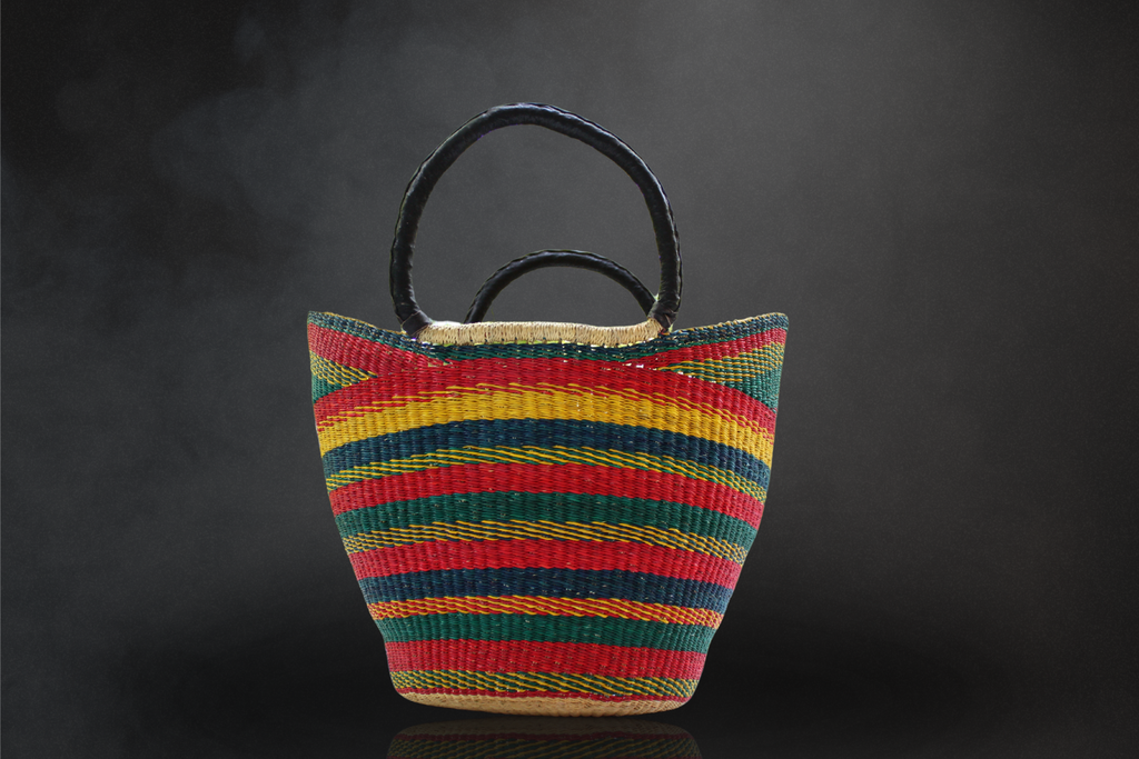 Handcrafted Wing Shopper Basket: Lightweight Strength