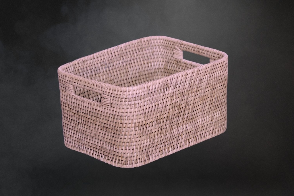 Handcrafted Cane Storage Bin: Function Meets Artistry