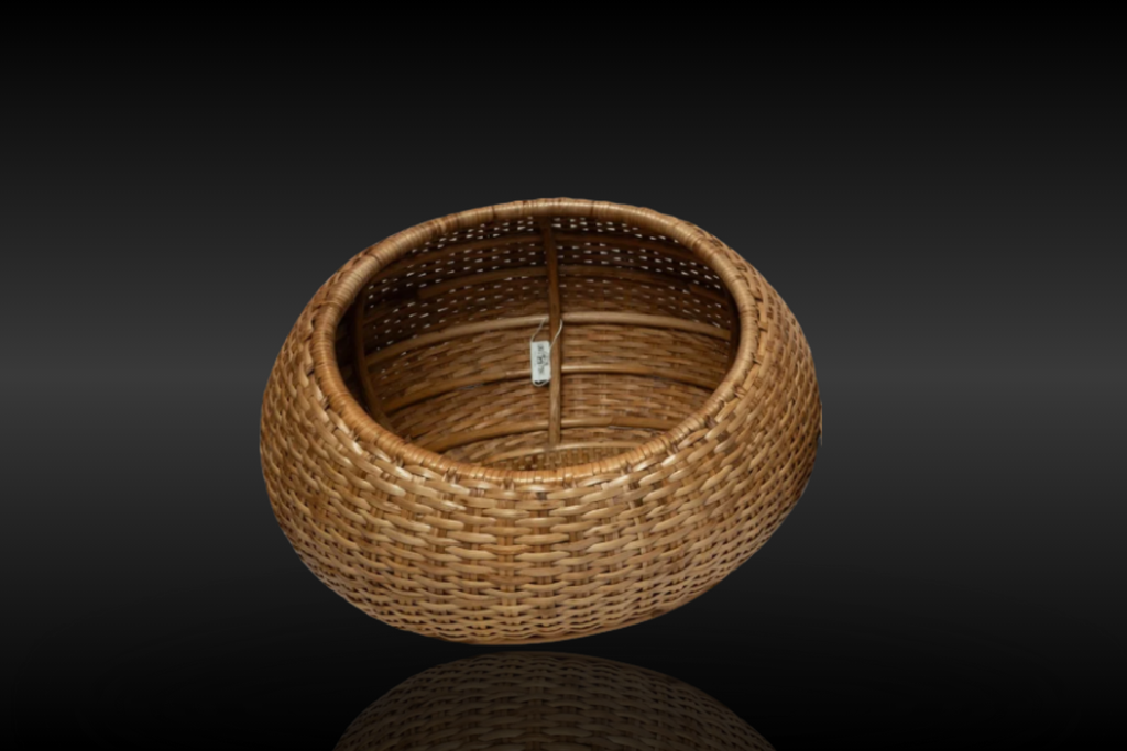 India Cane Pet Bed – Hand-Woven Haven for Dogs & Cats