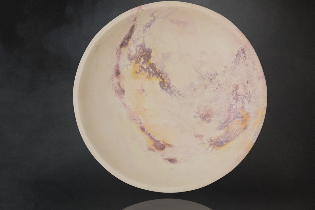 Round Stone Bowl: Smooth Elegance, Solid Impact