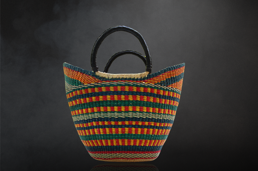 Handcrafted Wing Shopper Basket: Lightweight Strength